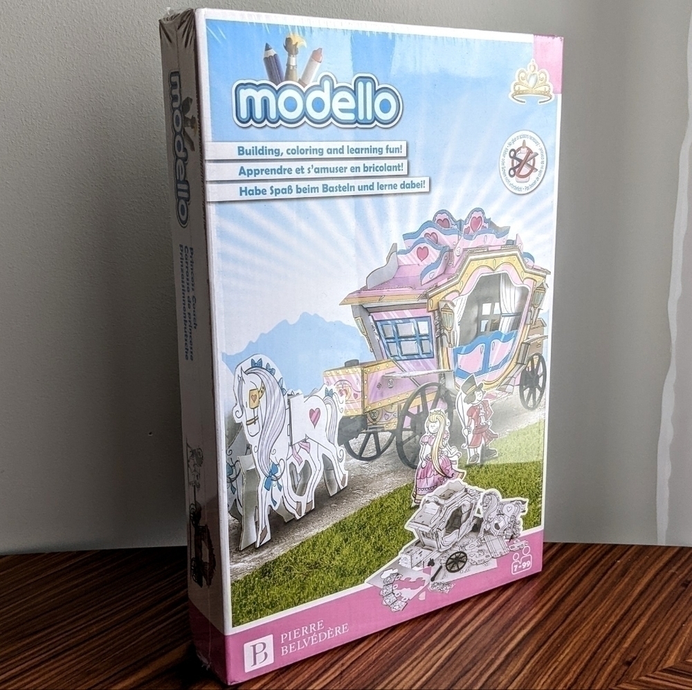Modello Princess Coach 3D puzzle